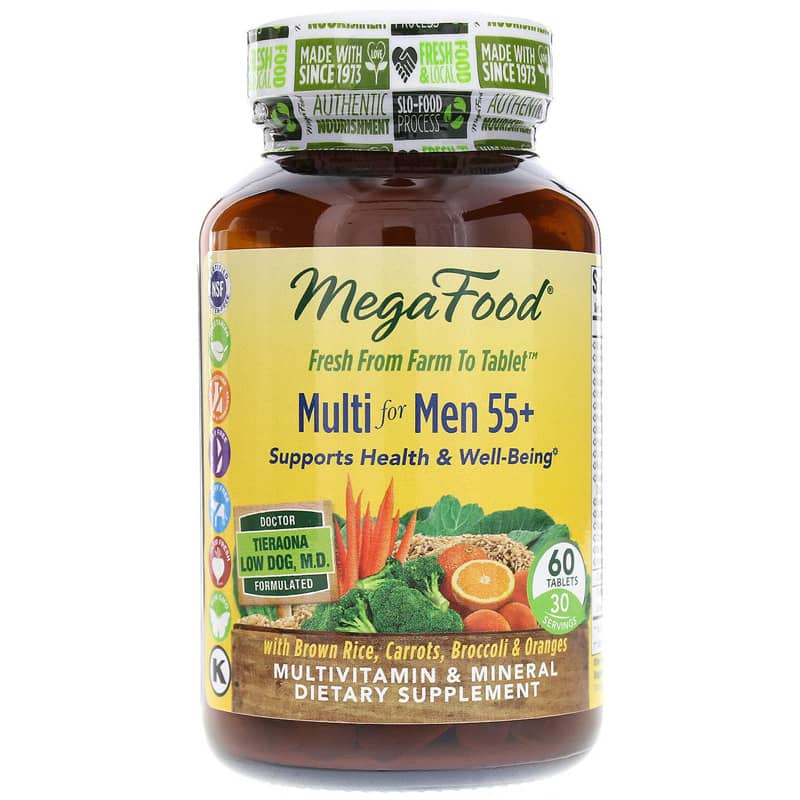 Megafood Multi for Men 55+ 60 Tablets