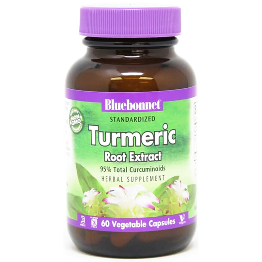 Bluebonnet Turmeric Root Extract 60 Veg Capsules