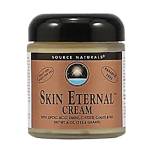 Skin Eternal Cream with Lipoic Acid, DMAE, C Ester, CoQ-10 & HA - Paraben Free (4 Ounces)