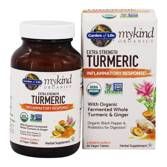 Garden of Life - mykind Organics Turmeric Extra Strength Inflammatory Response Formula - 60 Vegan Tablet(s)