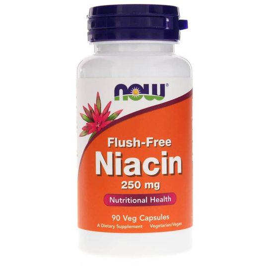 NOW Foods Flush-Free Niacin 250 Mg 90 Veg Capsules