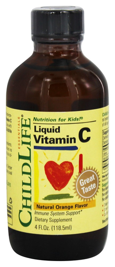 Child Life Essentials - Vitamin C Liquid Orange 250 mg. - 4 oz.