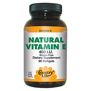 Natural Vitamin E - 400 IU (90 Softgels)