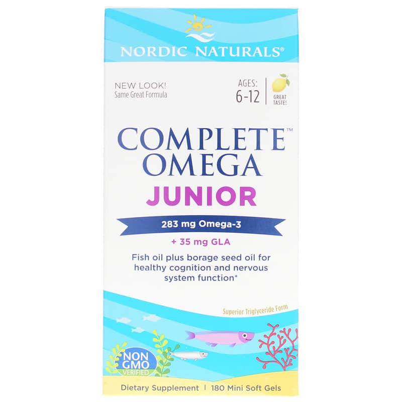 Nordic Naturals Complete Omega Junior 180 Softgels