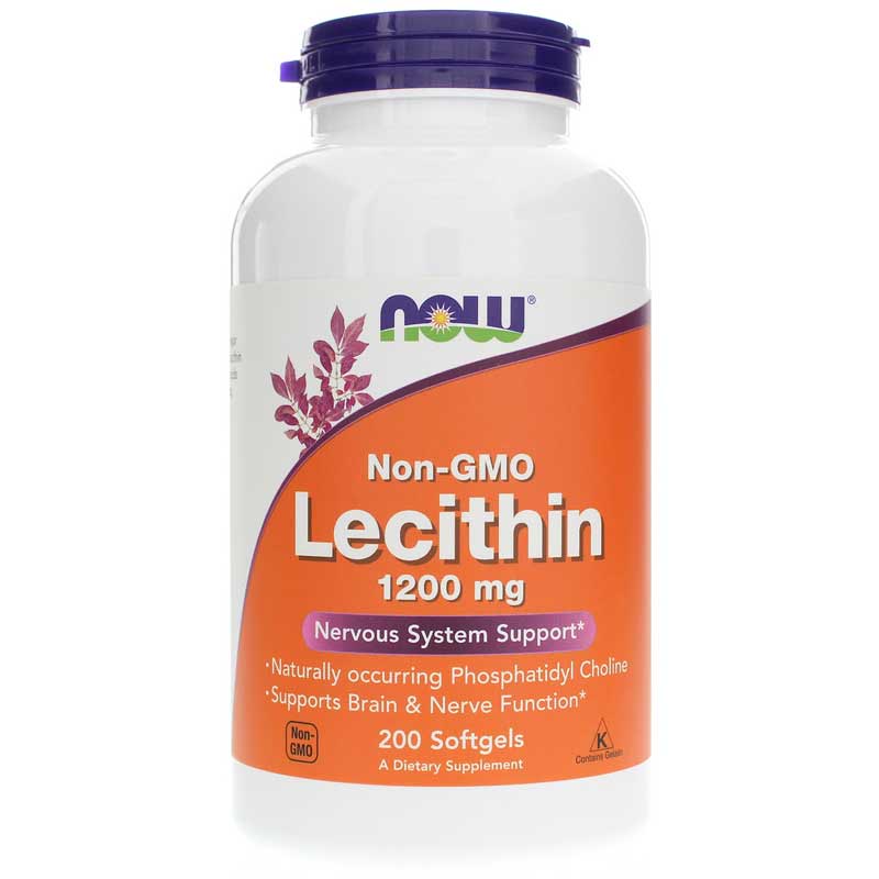 NOW Foods Lecithin 1200 Mg 200 Softgels