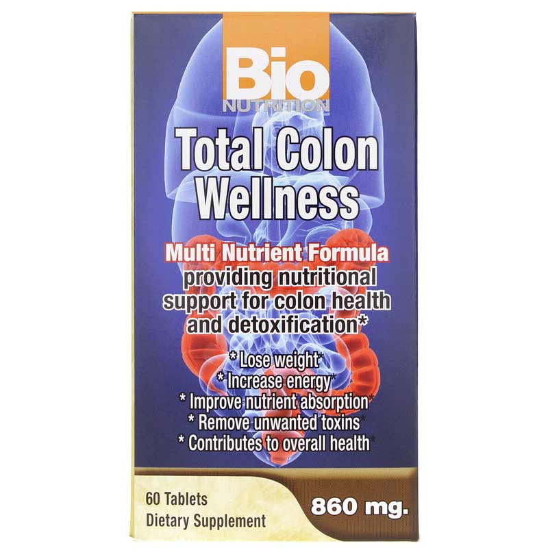 Bio Nutrition Total Colon Wellness 60 Tablets