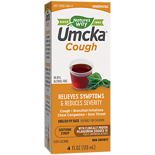Umcka Cough Syrup - Max Relief - Non-Drowsy - English Ivy (4 Fluid Ounces)