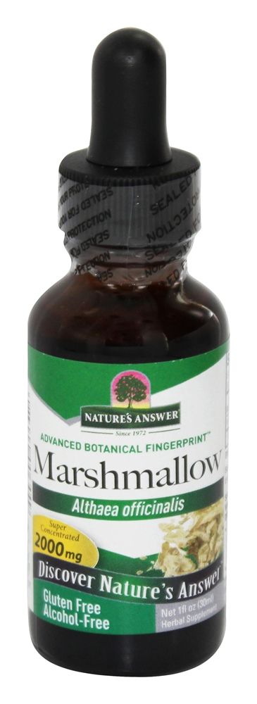 Nature's Answer - Marshmallow Root Alcohol Free - 1 fl. oz.