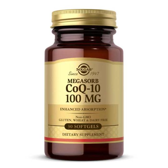 Solgar CoQ-10 100 Mg Megasorb 30 Softgels