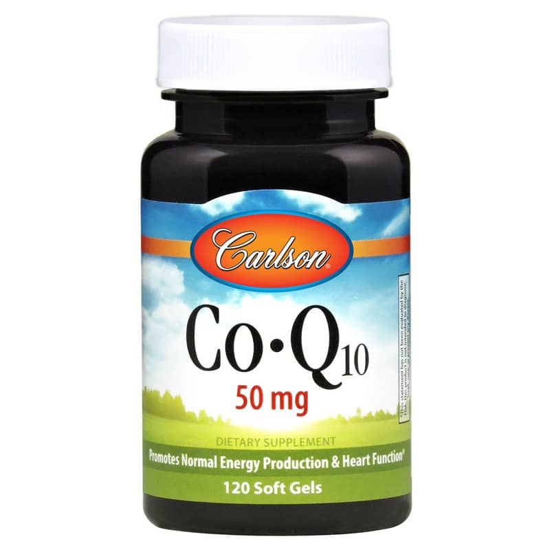 Carlson Labs Co-Q10 50 Mg 120 Softgels