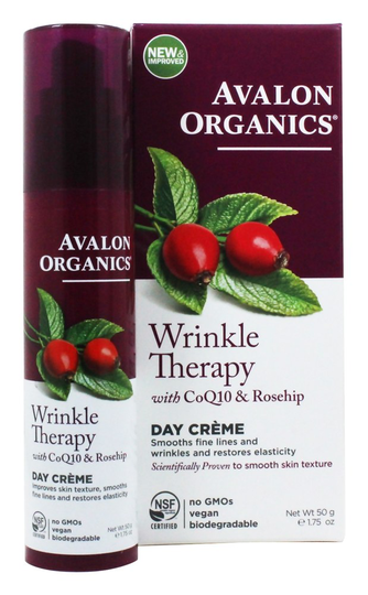 Avalon Organics - CoQ10 Repair Wrinkle Defense Face Creme - 1.75 fl. oz. Wrinkle Therapy With CoQ10 & Rosehip Day Creme