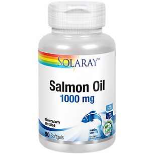 Salmon Oil with Omega-3 Fatty Acids - 70mg DHA / 130mg EPA (90 Perle Capsules)