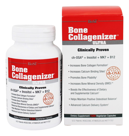 BioSil - Bone Collagenizer Ultra - 120 Vegetarian Capsules