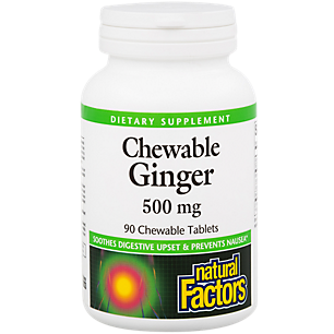 Chewable Ginger - 500 MG (90 Chewable Tablets)