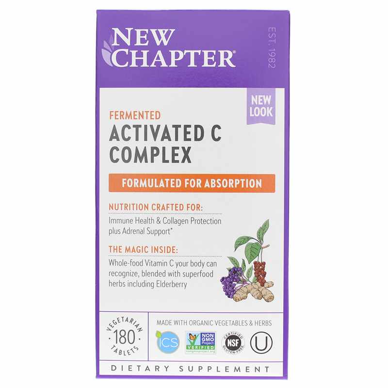 New Chapter Activated C Complex 180 Tablets