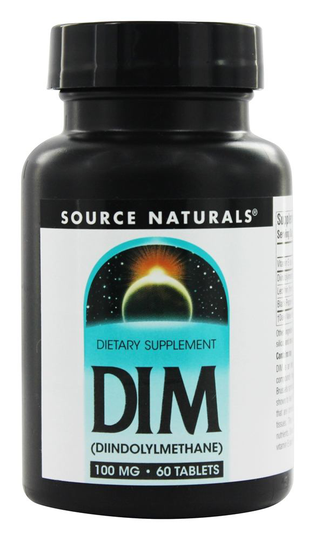 Source Naturals - DIM Diindolylmethane 100 mg. - 60 Tablets