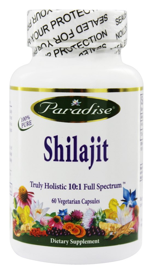 Paradise Herbs - Shilajit - 60 Vegetarian Capsules