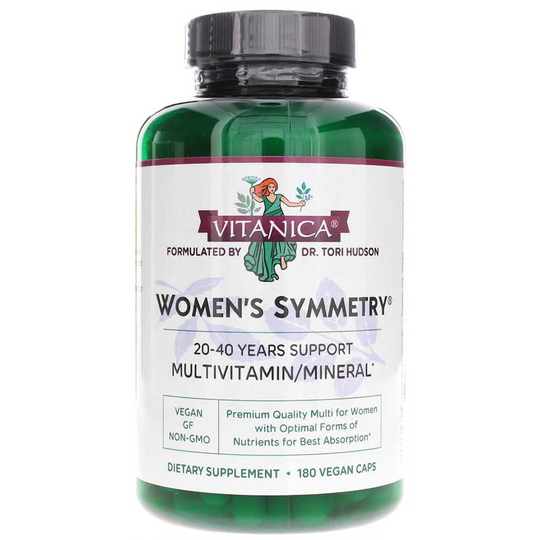 Vitanica Women's Symmetry Multivitamin 180 Veg Capsules