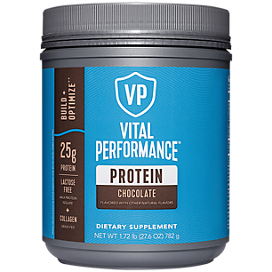 Vital Performance with 25 grams of Protein and 10 grams of Collagen Peptides - Chocolate (1.72 Lbs. / 21 Servings)