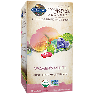 mykind Organics Whole Food Multivitamin for Women (60 Vegan Tablets)