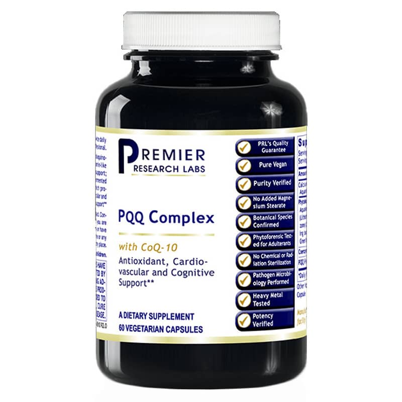 Premier Research Labs PQQ Complex with CoQ-10 60 Veg Capsules