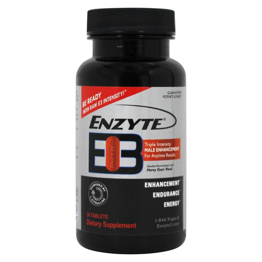 Enzyte - E3 Triple Intensity Male Enhancement - 30 Tablets