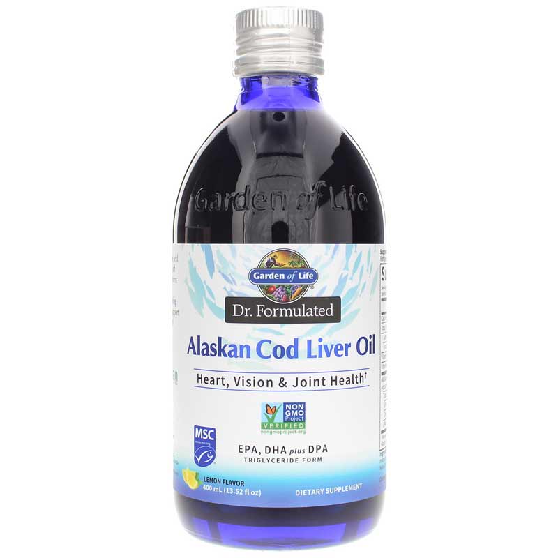 Garden of Life Dr. Formulated Alaskan Cod Liver Oil 13.52 Oz