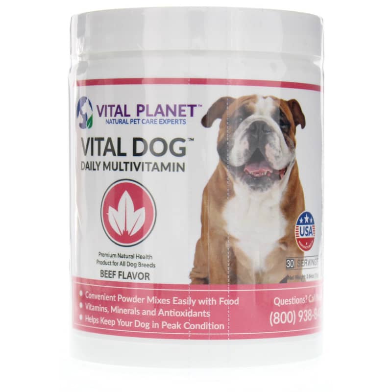 Vital Planet Vital Dog Daily Multivitamin Powder 30 Servings