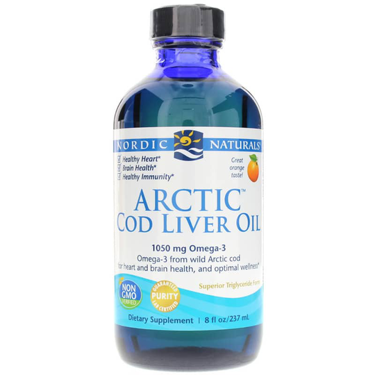 Nordic Naturals Arctic Cod Liver Oil Orange 8 Oz