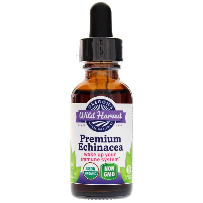 Oregons Wild Harvest Premium Echinacea Liquid 1 Oz