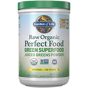 Raw Organic Perfect Food Green Superfood - Juiced Greens Powder (60 Servings)