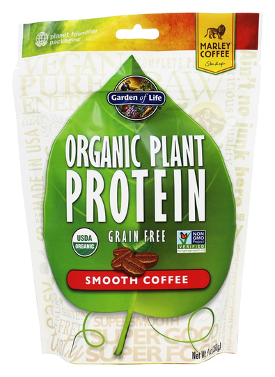 Garden of Life - Organic Plant Protein Grain Free Smooth Coffee - 9 oz.