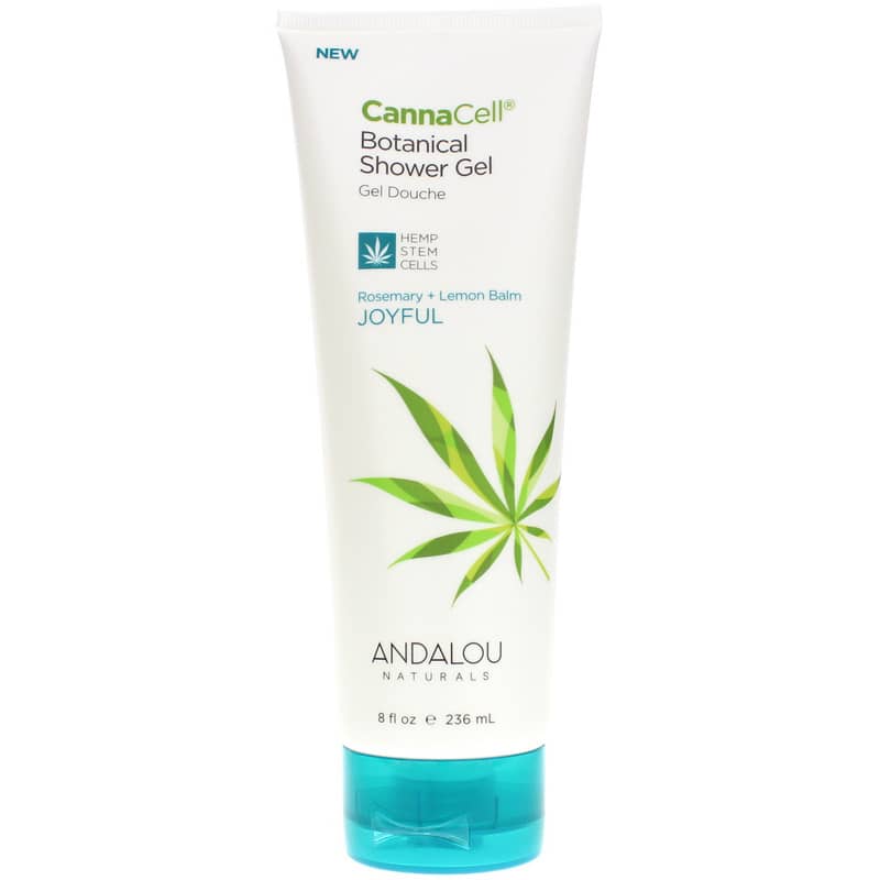 Andalou Naturals CannaCell Botanical Shower Gel Joyful 8 Oz