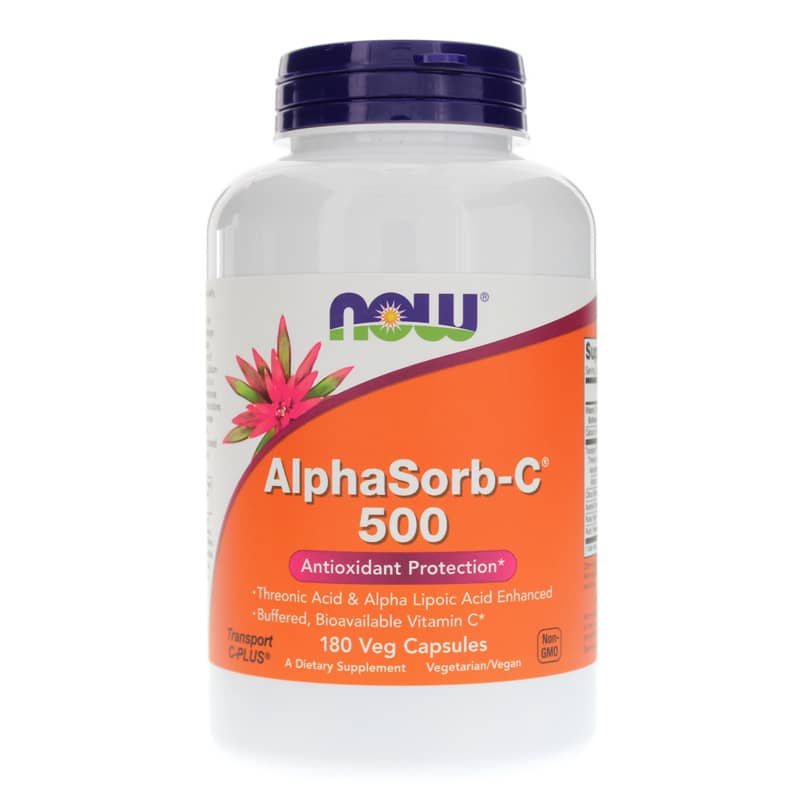 NOW Foods AlphaSorb-C 500 180 Veg Capsules