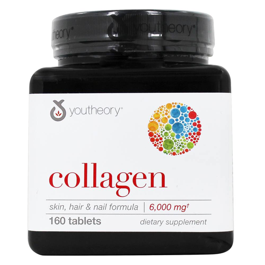 Youtheory - Collagen Skin Hair & Nail Formula 6000 mg. - 160 Tablets