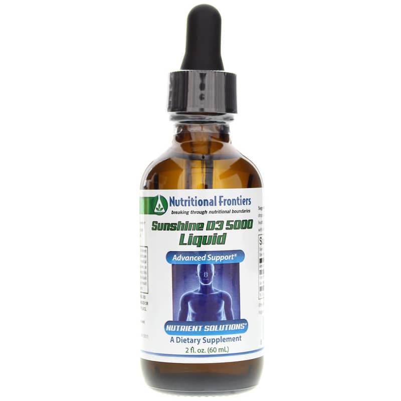 Nutritional Frontiers Sunshine D3 5000 Liquid 2 Oz