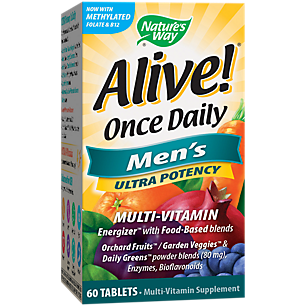 Alive! Once Daily Men's Multivitamin - Ultra Potency (60 Tablets)