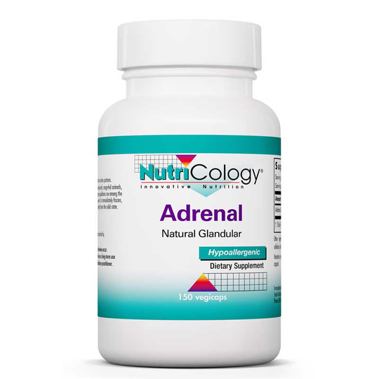 Nutricology Adrenal Natural Glandular 150 Veg Capsules