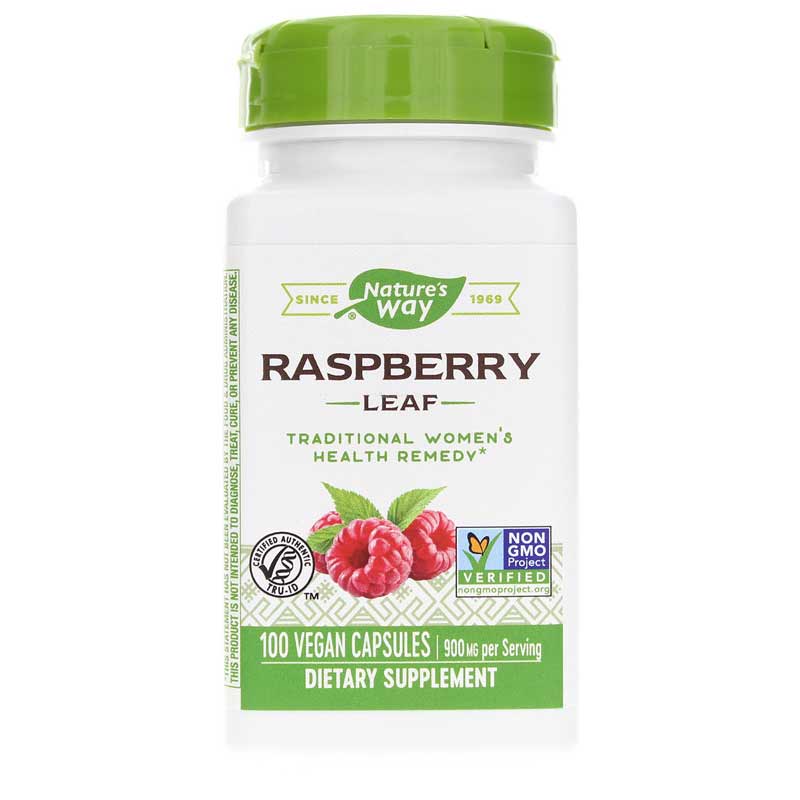Natures Way Raspberry Leaf 100 Veg Capsules