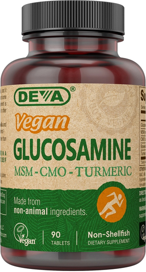 Deva Nutrition - Vegan Glucosamine MSM CMO & Turmeric - 90 Tablets