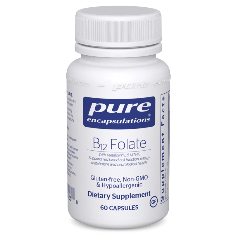 Pure Encapsulations B12 Folate 60 Capsules