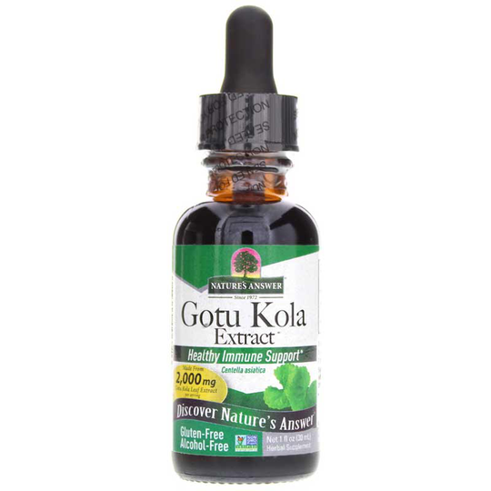 Natures Answer Gotu Kola Extract Alcohol-Free 1 Oz