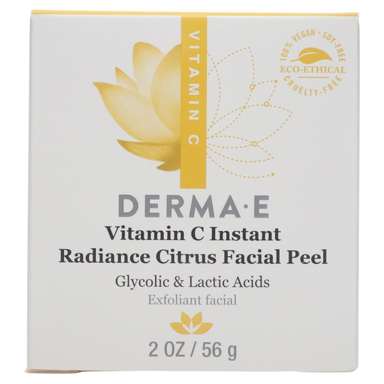 DERMA-E - Vitamin C Instant Radiance Citrus Facial Peel - 2 oz.