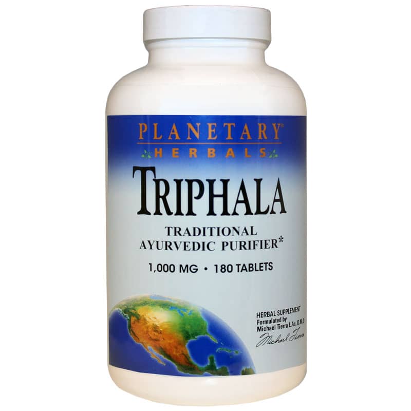 Planetary Herbals Triphala 1000 Mg 180 Tablets