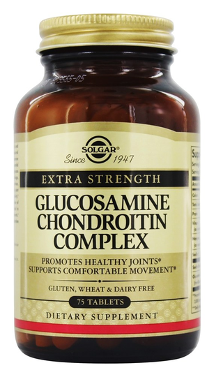 Solgar - Extra Strength Glucosamine Chondroitin Complex - 75 Tablets