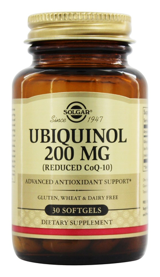 Solgar - Ubiquinol Reduced CoQ-10 200 mg. - 30 Softgels