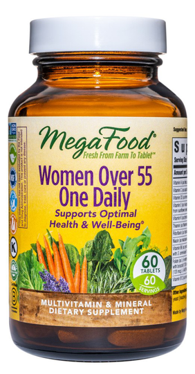 MegaFood - Women Over 55 One Daily Multivitamin - 60 Tablets