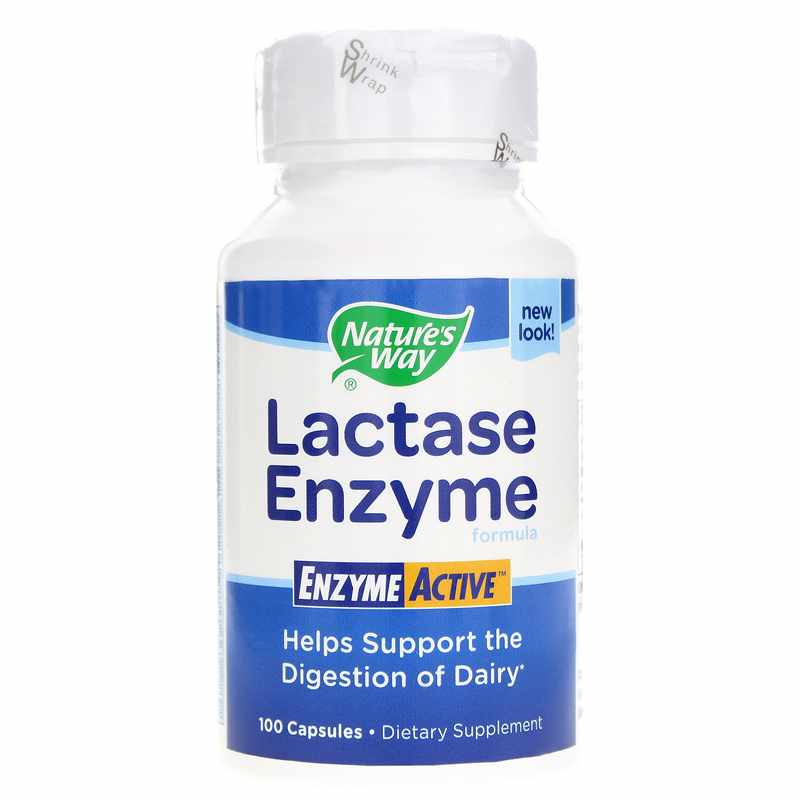Natures Way Lactase Enzyme 100 Capsules