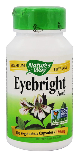 Nature's Way - Eyebright Herb 430 mg. - 100 Vegetarian Capsules
