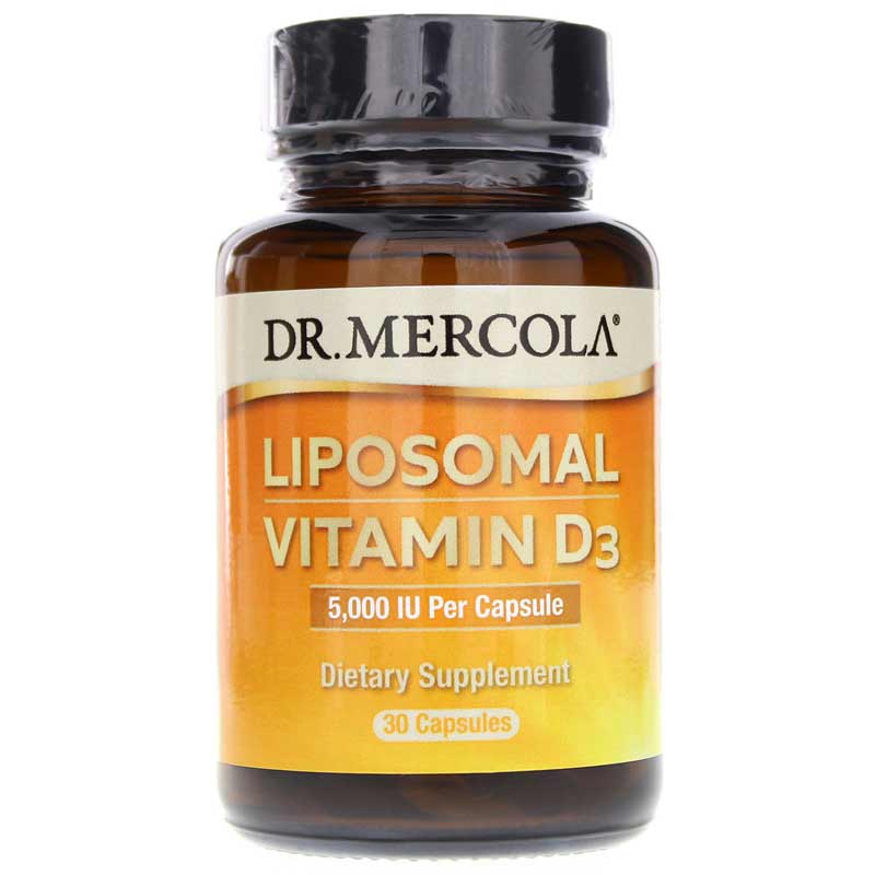 Dr. Mercola Liposomal Vitamin D3 5000 IU 30 Capsules